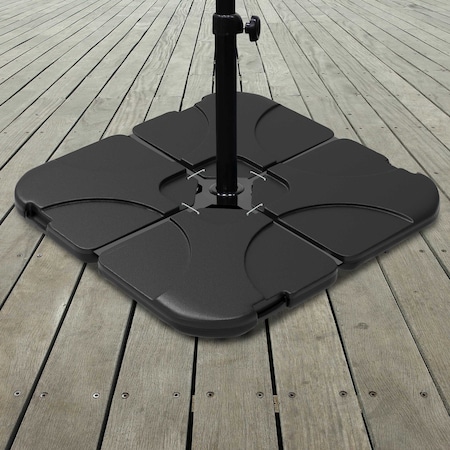 Pure Garden Patio Umbrella Weighted Cross Base 50-LG1177